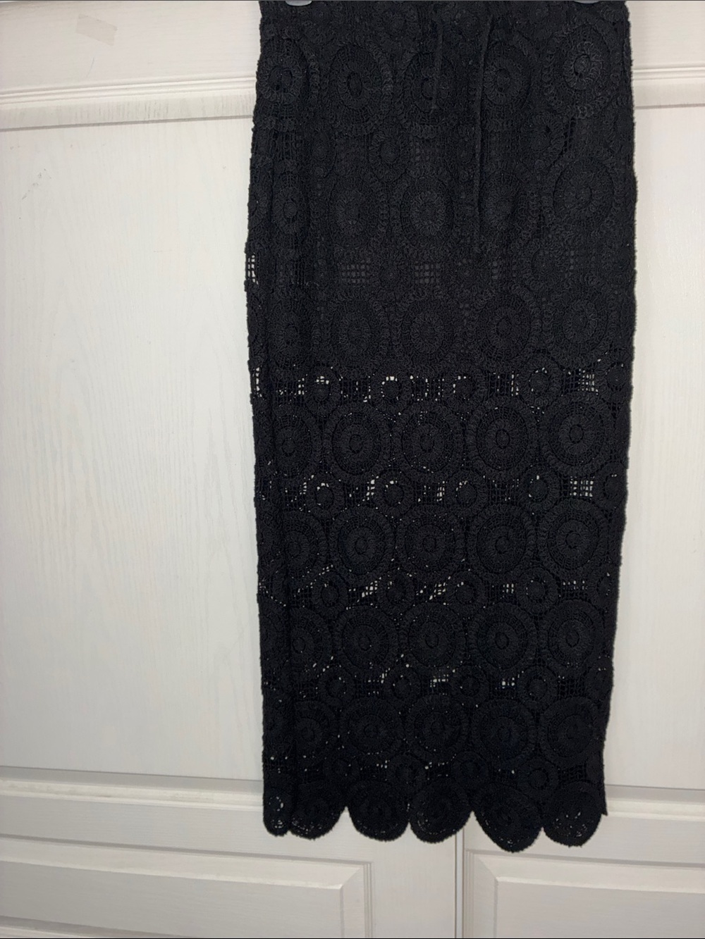 Black Lace Maxi Skirt